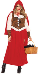 Women's Plus Size Woodland Red Riding Hood Costume