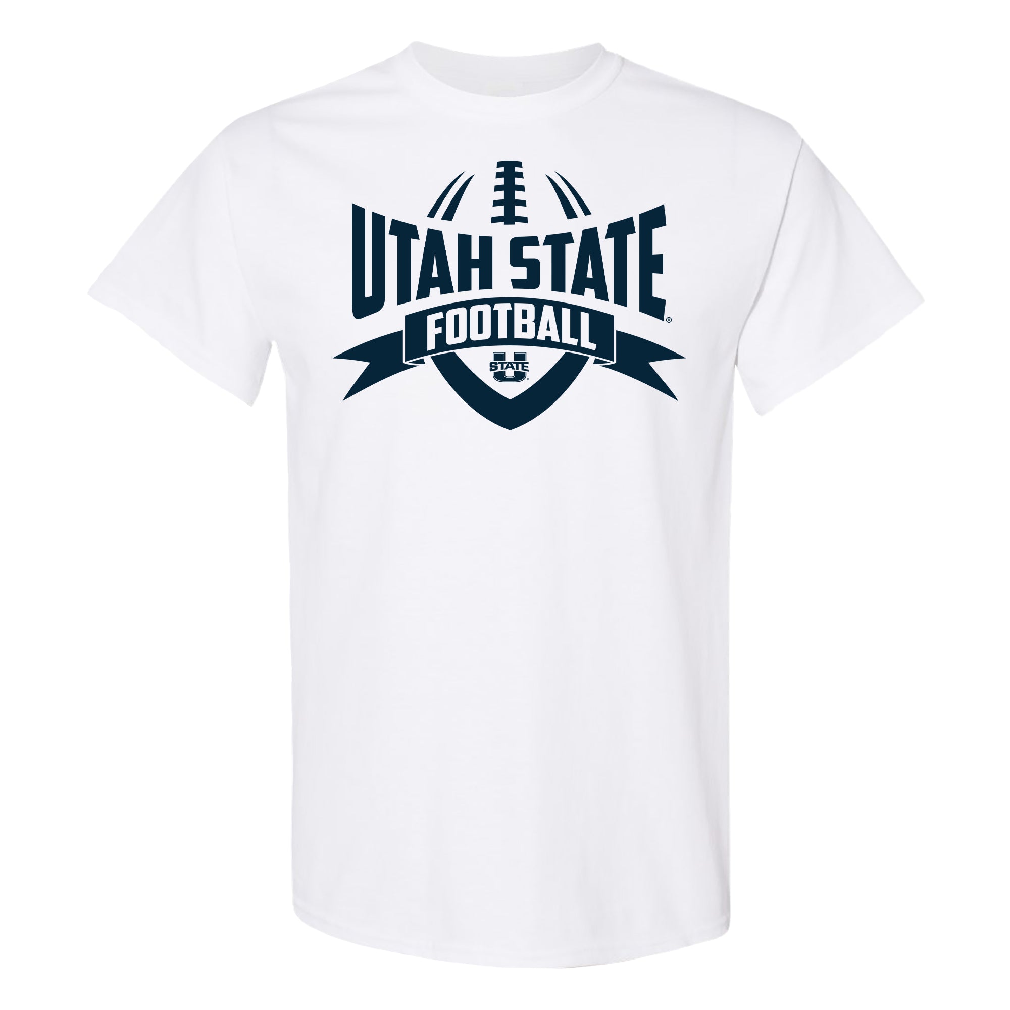 Utah State Aggies Football Rush T-Shirt - White