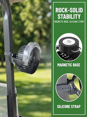 VENSWID Magnetic Misting Golf Cart Fan 2-Pack