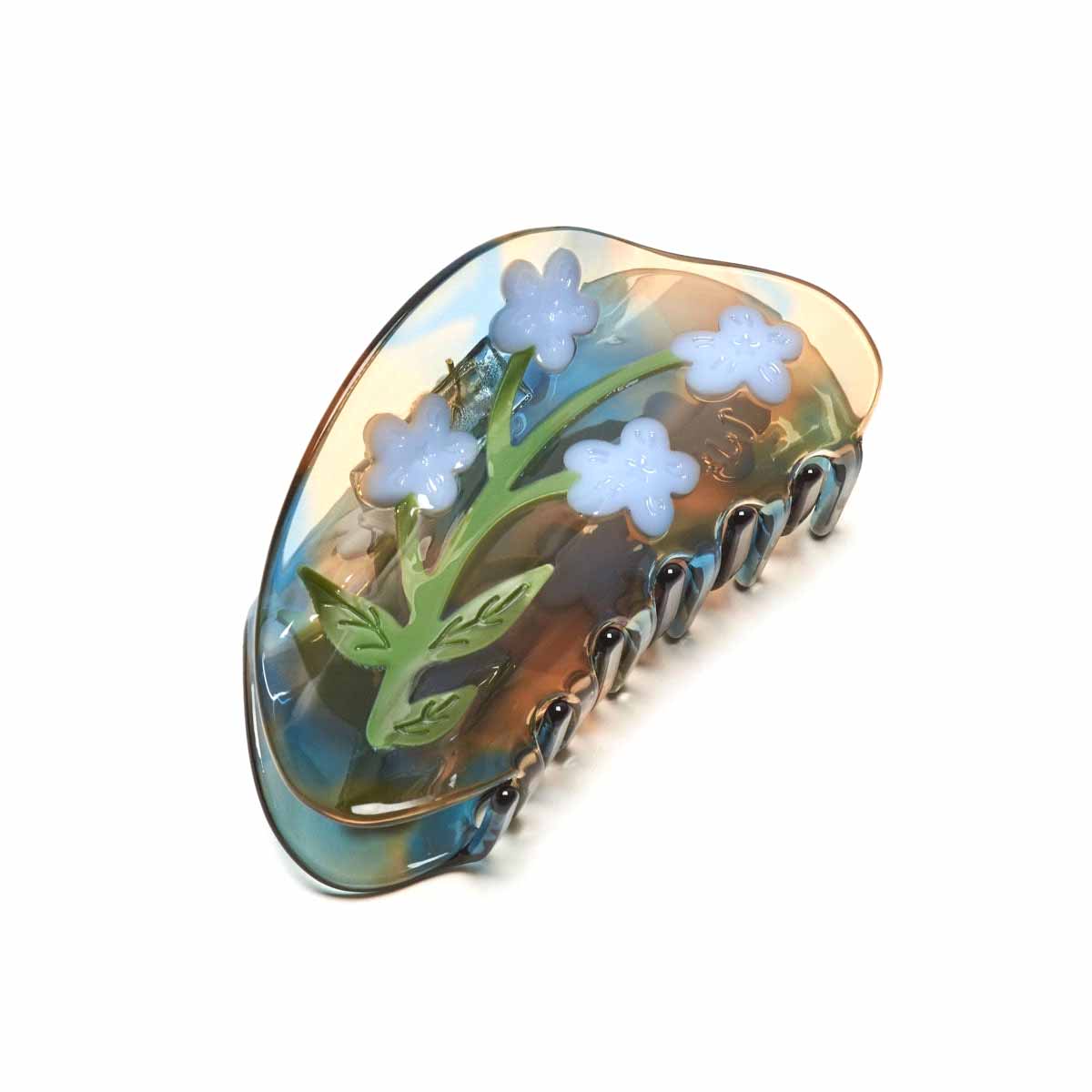Forget Me Not Hair Claw by Winona Irene