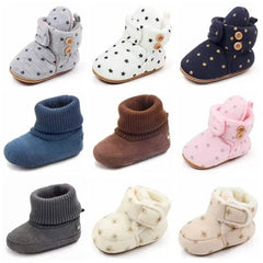 Winter Baby Boots For Infants Unisex Warm Fleece Lined - ToylandEU