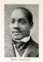 1936 Print Portrait Sidney Woodward African American Tenor Singer Musician XMA7