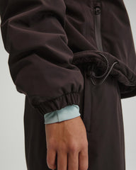 Trail Padded Quarter Zip Jacket - Coffee Bean