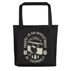 Default Title Travel Is An Investment In Yourself Tote bag by Design Express