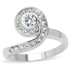 Anillos Para Mujer Color Plata de 316L Acero Inoxidable Kobe - Jewelry Store by Erik Rayo