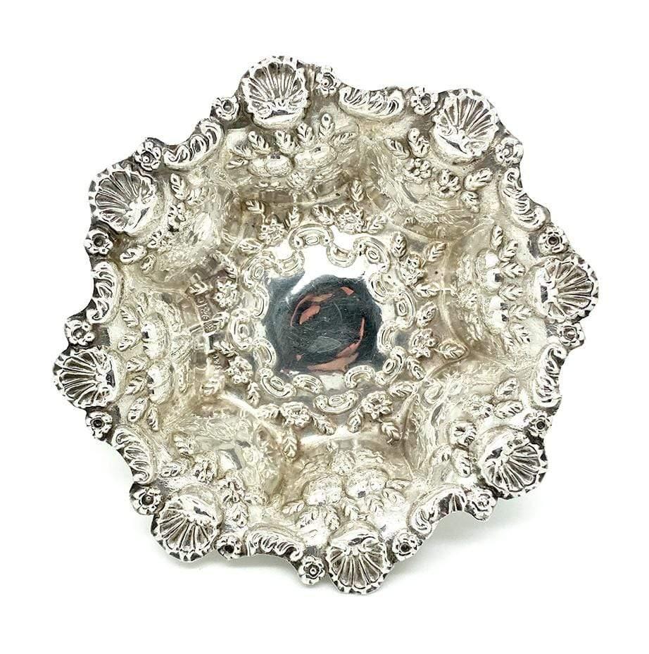 Antique Edwardian 1902 Sterling Silver Jewellery Trays