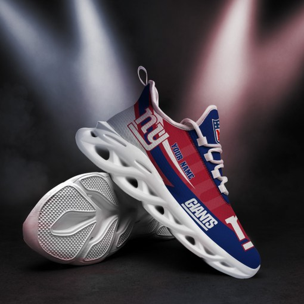 Ideafootwear New York Giants Max Soul Shoes Sneakers For Men And Women 18