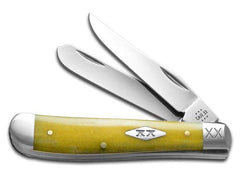 W.R. Case XX Knives Mini Trapper Yellow Bone 12524 Stainless Steel 1/500 Pocket Knife
