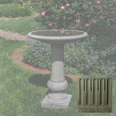 Campania Williamsburg Boxwood Garden Birdbath - B-176