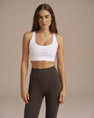 Ultimate Cross Back Bra - White