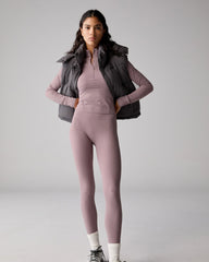 Hooded Puffer Gilet - Slate Grey
