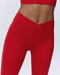 Ultimate Wrap Over Legging - Classic Red