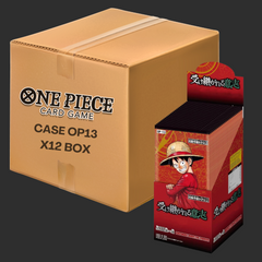 Case One Piece - OP 13 Carrying on His Will (JAP) - 12 Booster boxes of 24 Envelopes