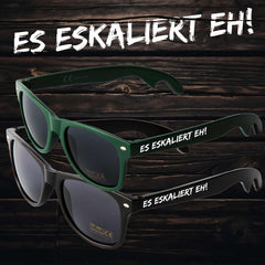 10x Es eskaliert eh | Brille Sonnenbrille PERSONALISIERT