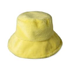 Fluffy Faux Fur Bucket Hat for Winter ??? Warm Unisex Cozy Hat