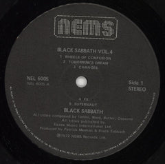 Black Sabbath Vol. 4 + Integral Booklet - EX UK vinyl LP album (LP record) BLKLPVO619335