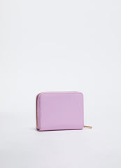 Portafoglio Grande con Zip / Rosa - Ideal Moda