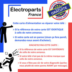 Carte d'alimentation MISTUMI SRV2169WW-I / 68FB43B pour Télé TOSHIBA 37AV555D