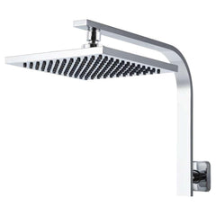 Cefito WElS 8'' Rain Shower Head Set Square High Pressure Wall Arm DIY Chrome - Magdasmall
