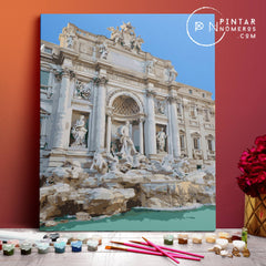 Fontana di Trevi Roma - Pintar Números®