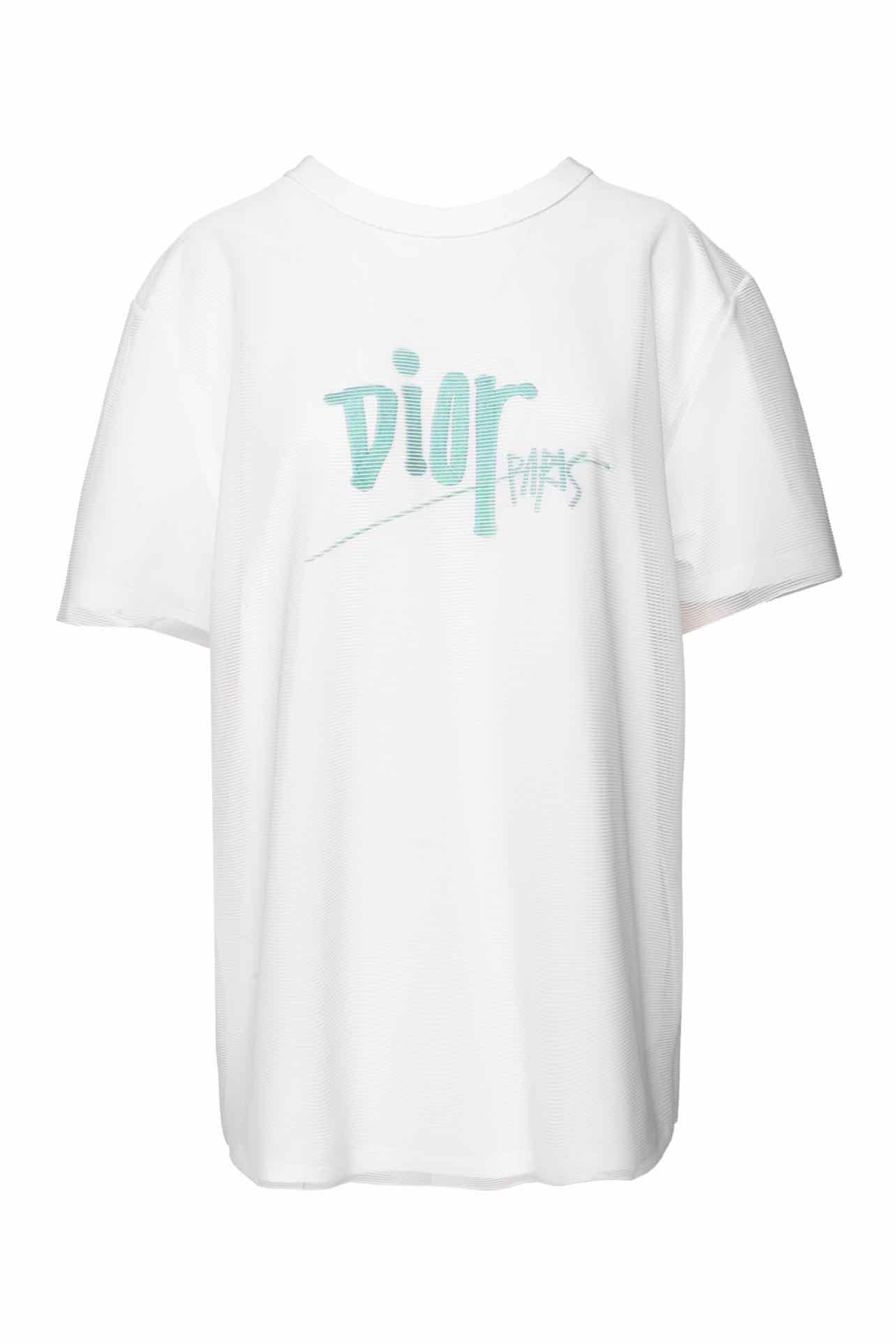 Dior x Shawn Stussy Size XXXL Men's Embroidered Logo Overlay T-shirt