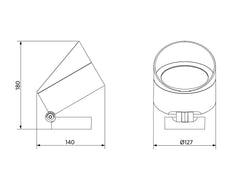 Opple Spot Projektor Downlight/Spotlight/Scheinwerfer - 709000027400