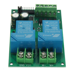 30A 12V 24V DC Motor Controller Relay Board Forward Reverse Control Limit Start Stop Switch for Garage Door Crane Elevator