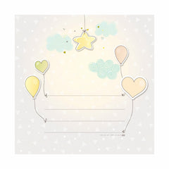 Album con pagine in cartoncino bianco "Pierre Pink", 20 fogli (24x24) - Art. RR2424P