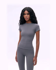 Ultimate Short Sleeve Top - Dark Grey
