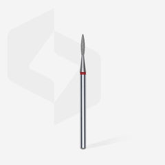 Staleks Elmas Sivri Alev Freze, Kırmızı, Çap 1,6 mm, Çalışma Kısmı 8 mm