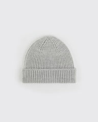 Mini Beanie - Light Grey Melange