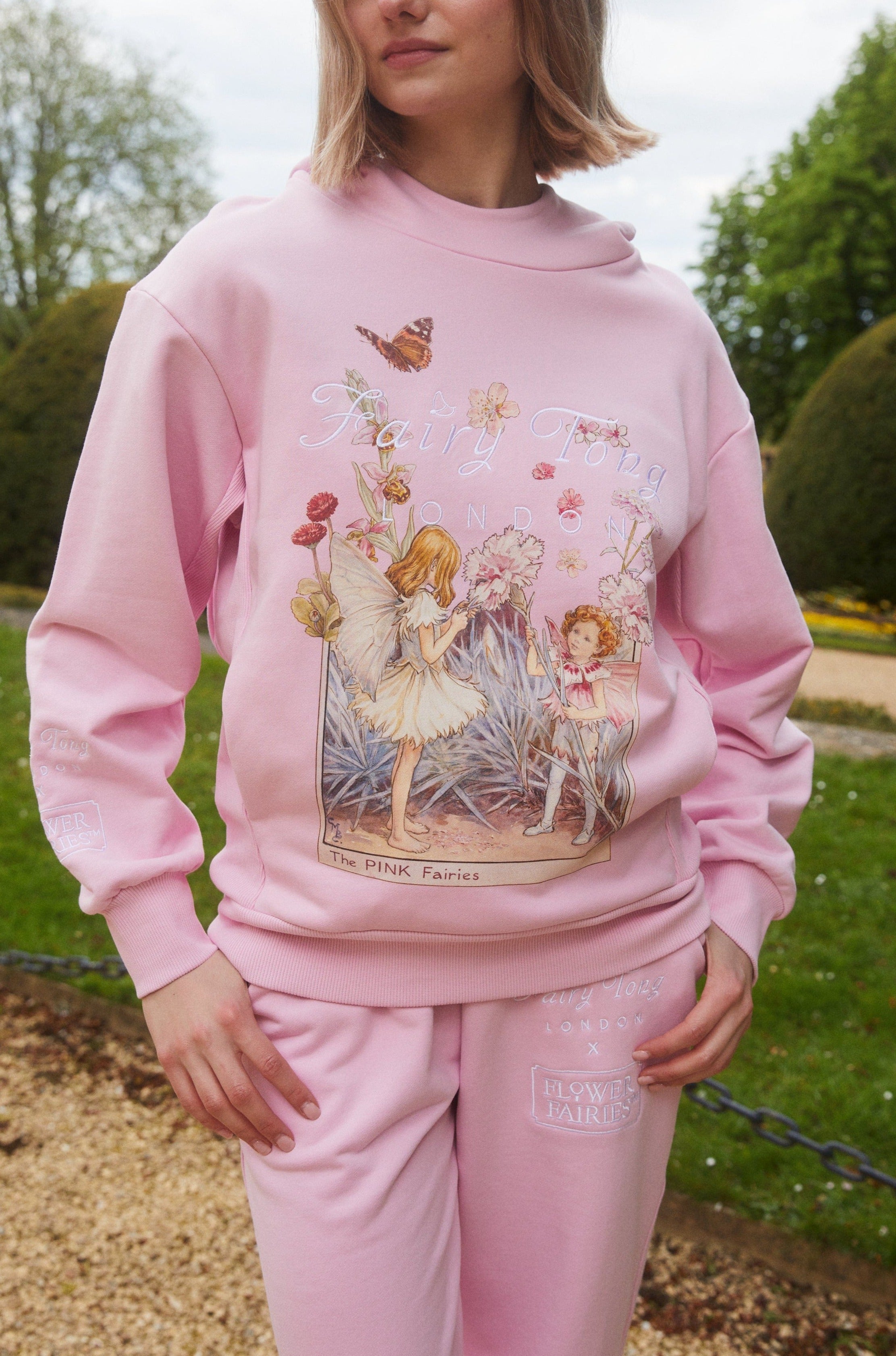 Fairy Tong dress Pink Fairies Hoodie