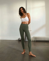 Classic Seamless Leggings - Thyme Green