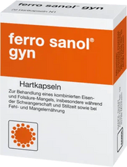 FERRO SANOL gyn, iron (II) sulfate, folic acid UK