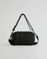 Small Branded Multi-Strap Bag - Black