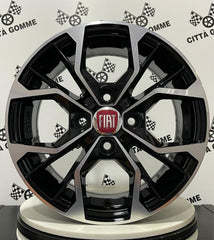 Set da 4 Cerchi in lega Matisse per Fiat Panda 500 Fiorino Idea Bravo Stilo *