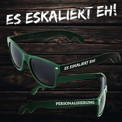 10x Es eskaliert eh | Brille Sonnenbrille PERSONALISIERT