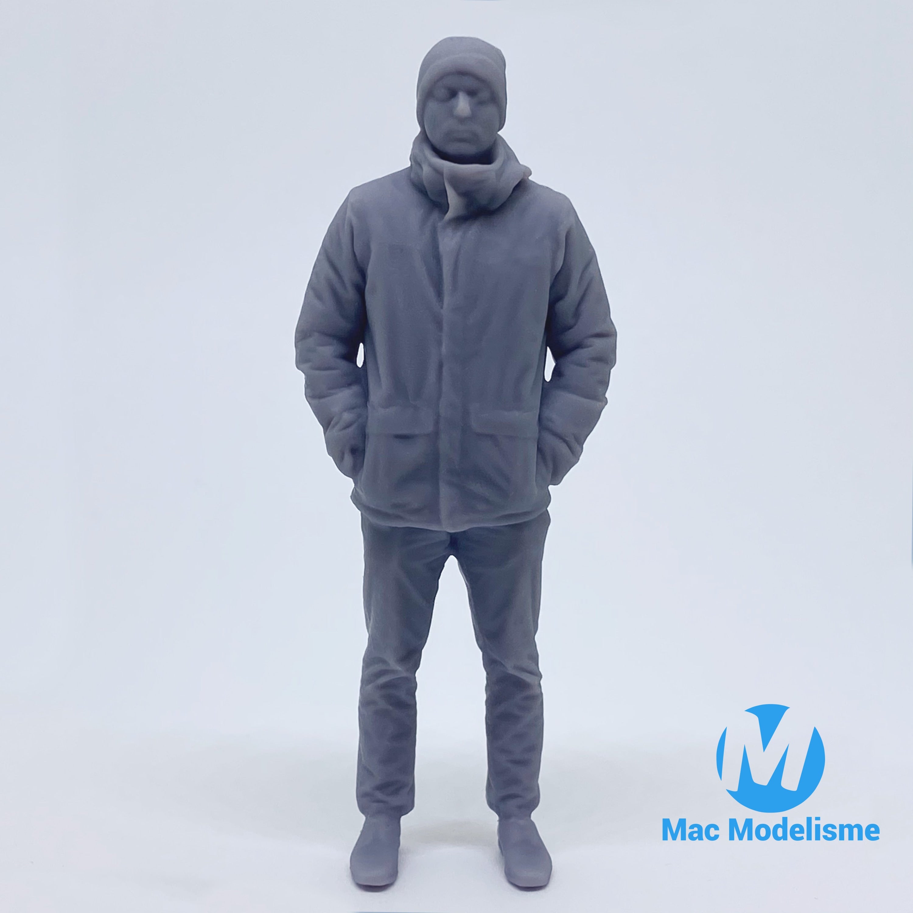 Homme Bonnet - 1/24 Ou 1/18 Résine