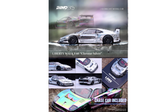Inno64 LBWK Ferrari F40 in Chrome Silver - Hobby Expo China 2024