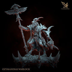 Ozymandias Warlock - 32mm Resin Miniatures - Grimdark Tabletop Wrgame Army - RPG Mini Set DnD