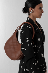 Saddle Shoulder Bag, Brandy