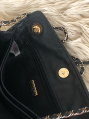 Vintage Ganson woven leather bag
