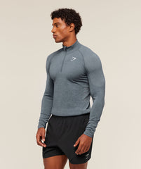 Gymshark Vital 1/4 Zip - Iron Blue/Smoke Blue