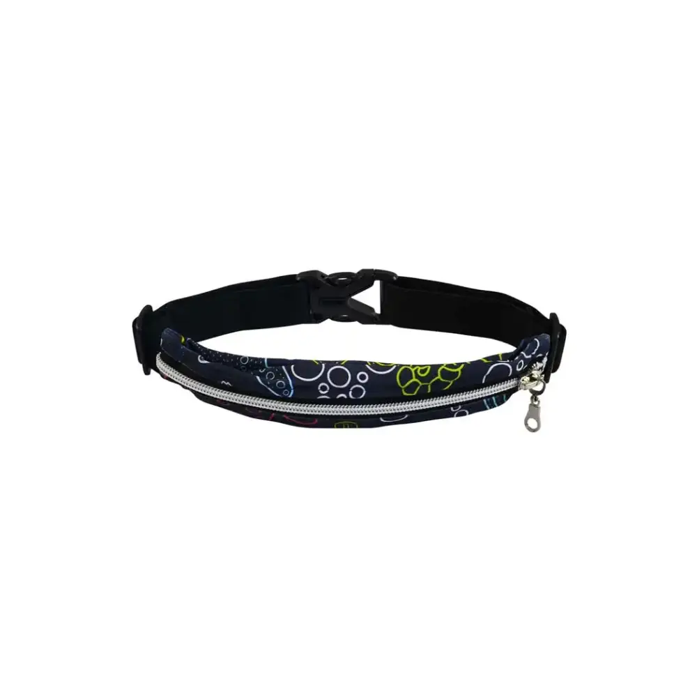 Insulin pump belt pouch for toddlers, Dia-Belt XS/S, colorful design, secure fit, adjustable, medical-grade, CE-marked.