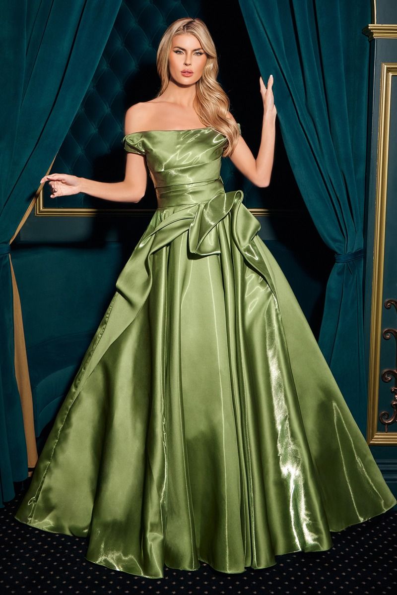 Ladivine J855 A-line Formal Evening Dress with Pockets