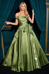 Ladivine J855 A-line Formal Evening Dress with Pockets