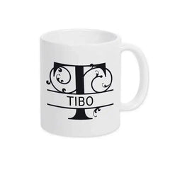 Keramik Tasse mit Namen | Motiv 1 | Tibo - Druckerino