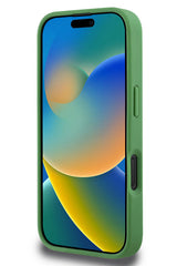 Lacoste Pike iPhone 16 Pro Max Magsafe Uyumlu Silikon Kılıf Yeşil Lacoste