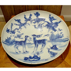 Porzellan Teller traditionell chinesische Blau-Weiß Porzellan Home Deko