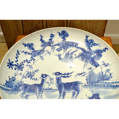Porzellan Teller traditionell chinesische Blau-Weiß Porzellan Home Deko